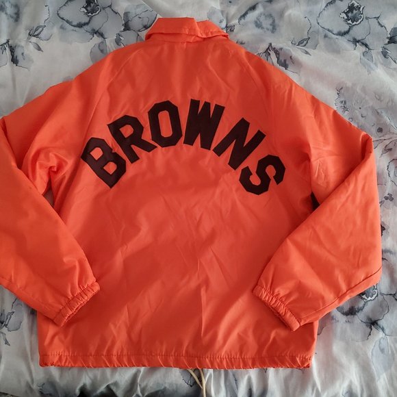 Men's Vintage Cleveland Browns NFL jacket - orange - Picture 5 of 6